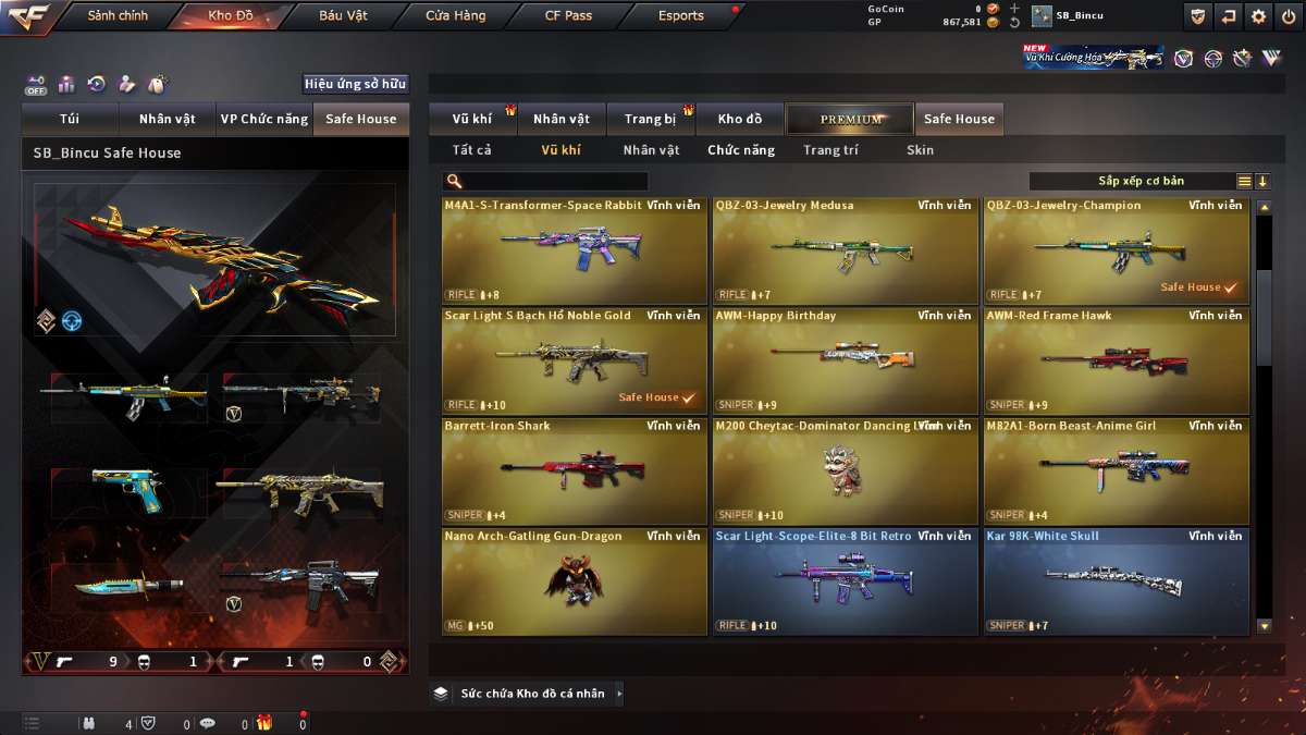 shop acc cf uy tin gia re